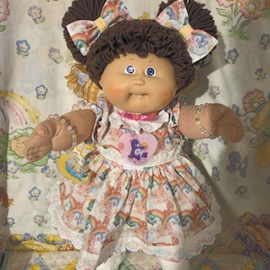1984 Cabbage Patch Doll Ok  factory Hm 5 in custom-made Care Bear Cousins dress