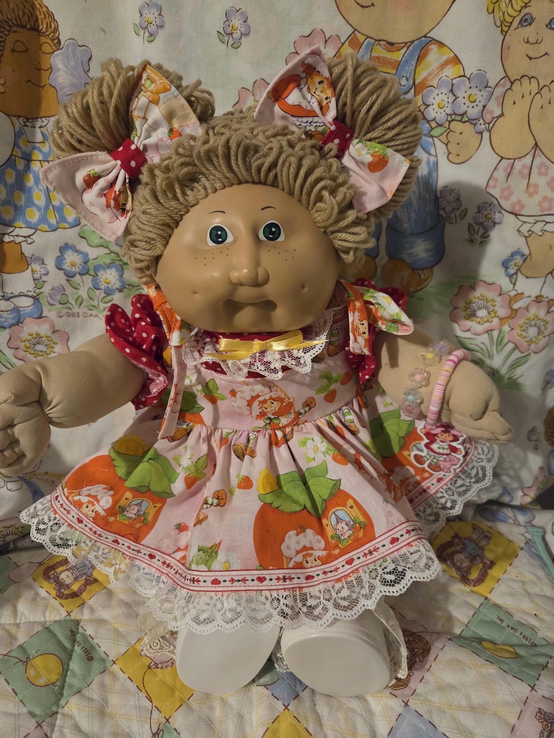 Vintage Cabbage Patch Hm 2 Ok Factory in Custom-made Strawberry ...