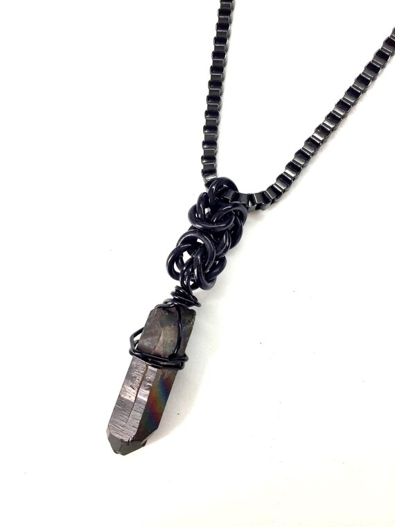 Chainmaille Jewelry Black Stainless 