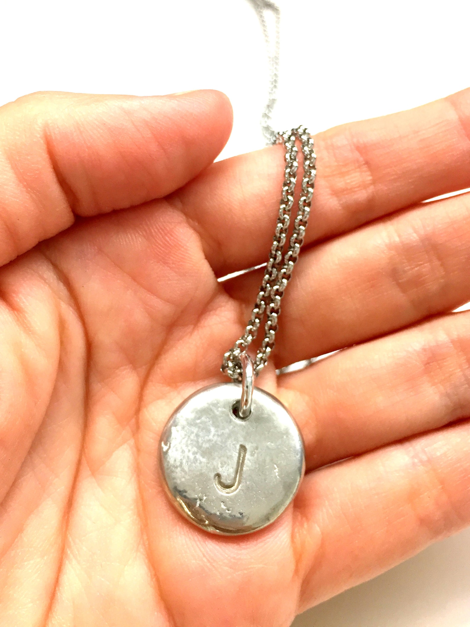 Mens Initial Necklace. Personalised Guy Necklace. Customised Etsy