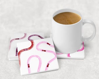 Posavasos de cerámica F1 / Varios colores y tamaños