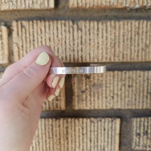 Custom Stamped Bracelet