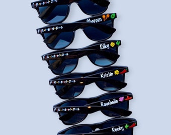 Friends Sunglasses, Friends the TV Show, Bachelorette Sunglasses, , Bachelorette Gift, Birthday Sunglasses, Friends tv sunglasses