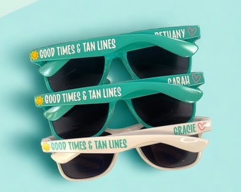 Personalized Sunglasses | Bachelorette Party Favors | Bachelorette Party | Bachelor Party | Bridesmaid Gift | Bachelorette Sunglasses