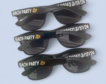Nashville Bachelor Party • Austin Bachelor Party Favor • Stag Party • Guys Night • Last Night Out • Personalized Sunglasses • Vegas Party