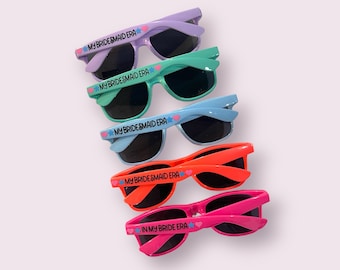 Eras Tour • Swifty • Swift Bachelorette • Eras Bachelorette • Bachelorette Party Favor • Friendship Bracelet Sunglasses • Bridesmaid Glasses