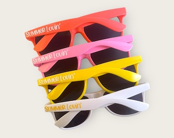 Bachelorette Party, Personalized Sunglasses, Bridesmaid Gift, Bridal Party Gift, Family Trip, Sorority, Big Little Gift