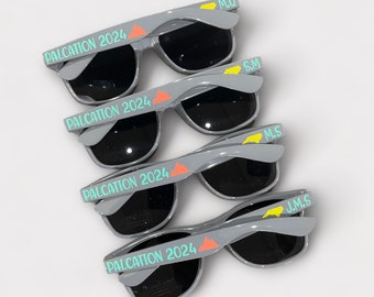 Friends Vacation | Palcation | PAL Vacation | Custom Sunglasses | Birthday Trip | Family Trip | Girls Trip | Guys Trip | Travel Favors