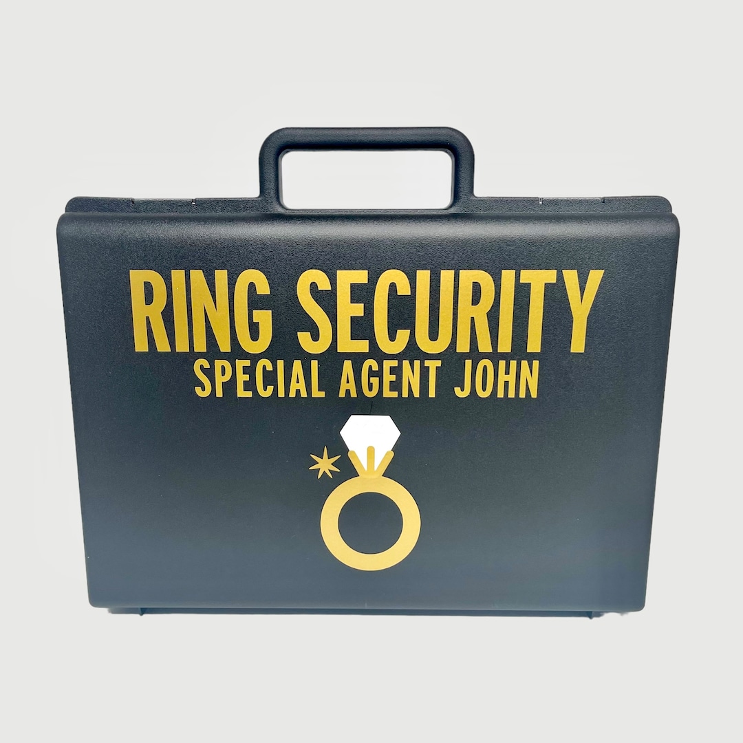 Ring Security Briefcase for Wedding Ring Bearer Suitcase Etsy