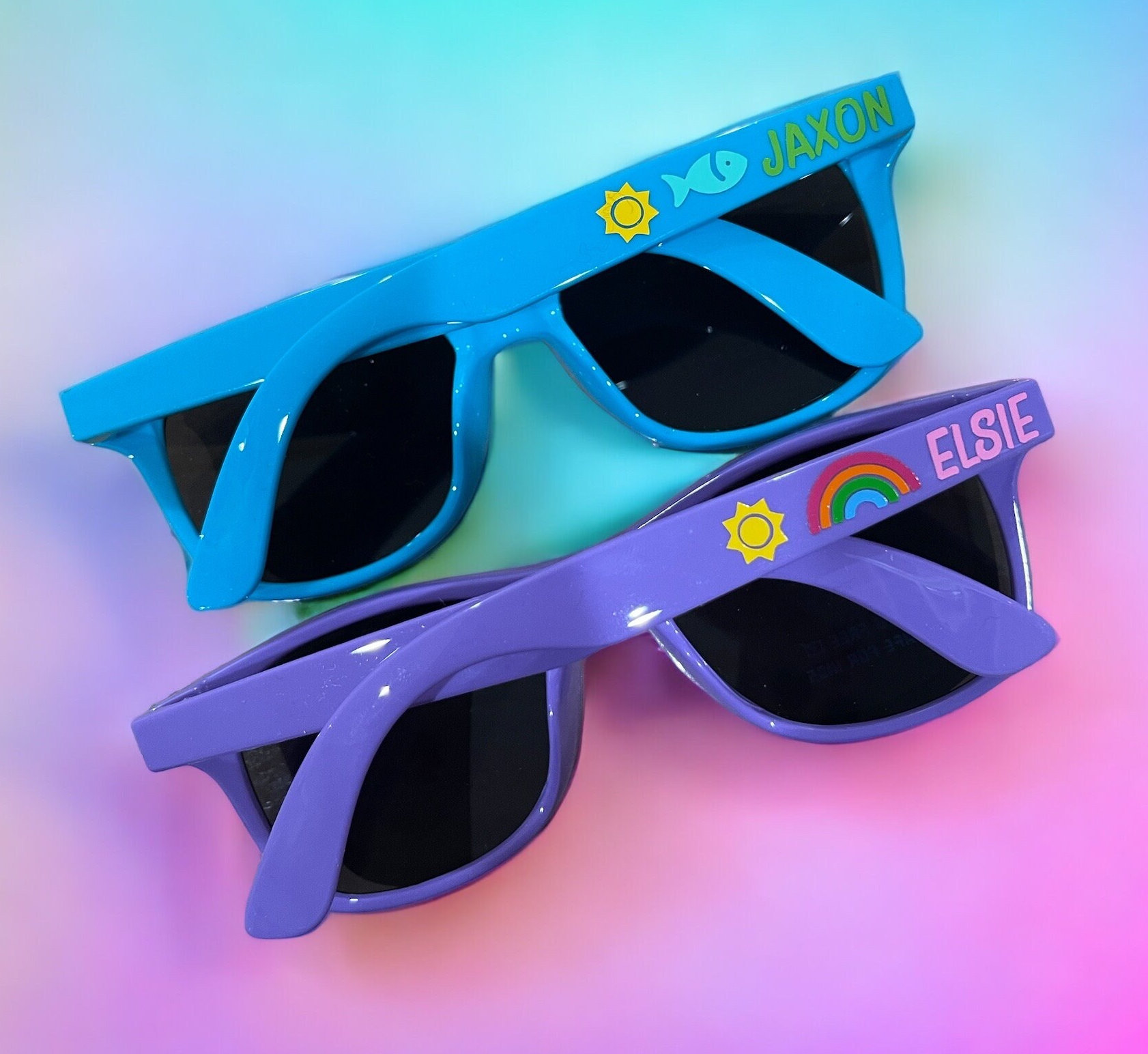Kids Personalized Sunglasses • Toddler Sunglasses • Youth Glasses • Kids Party Sunglasses • Sports Party Favor Ideas • Child Size Glasses
