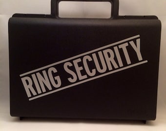 Ring Bearer Briefcase, Ring Security Case, Ring Security Box, Ring Bearer Pillow Alternative, Ring Security Agent, Ring Security Agent