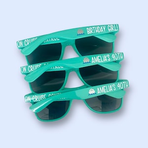 Birthday Squad, Birthday Sunglasses, 40th Birthday, Personalized, Birthday Favors, Birthday Trip, 39 plus, Birthday Crew, Girls Trip, Cruise