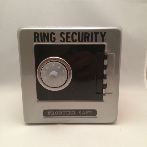 Anillo de caja de seguridad, anillo portador seguro, agente de anillo, regalo del portador de anillo, anillo portador almohada alternativa, anillo seguridad seguro