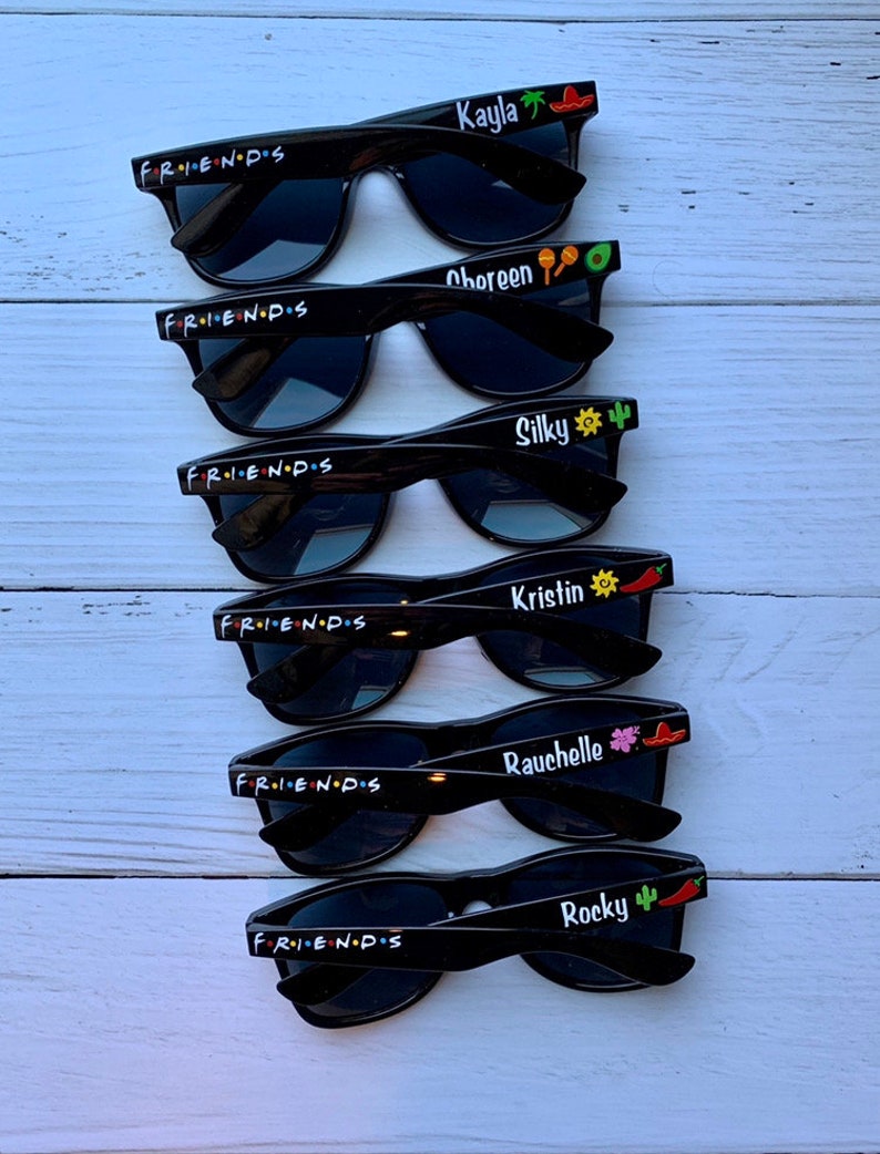 Friends Sunglasses, Friends the TV Show, Bachelorette Sunglasses, , Bachelorette Gift, Birthday Sunglasses, Friends tv sunglasses image 2