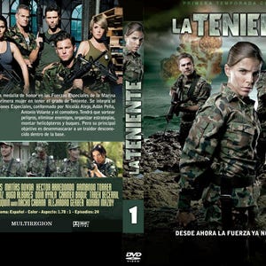 Series MEXICO, La Teniente, 1ra, 6 dvd/Box, 24 Episodes