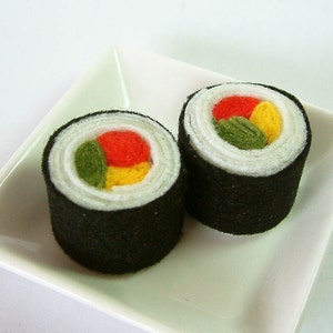 DIY felt Rotating Sushi set PDF PatternF22 image 5