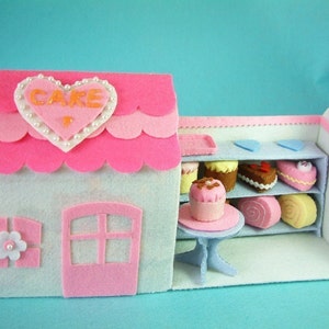 Felt Cake Truck House,shelf,table,CakePDF Pattern and instructionsT08 image 4