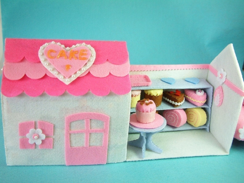 Felt Cake Truck House,shelf,table,CakePDF Pattern and instructionsT08 image 4