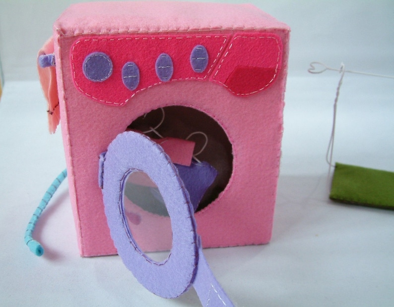New Felt toys patternWashing machine setPDF pattern via Etsy
