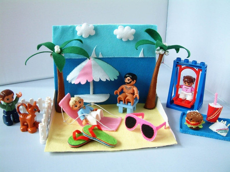 New Felt toys-Sea beach Party-PDF pattern and instructions via Email-T10 image 2