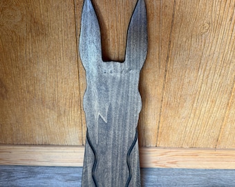 Mule Head Boot Jack | Western Boot Remover | Handmade Wooden Boot Puller | Mule Lover Gift | Rustic Farmhouse Decor