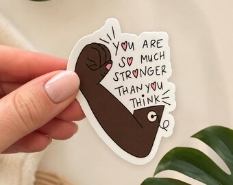 T1D You Are Strong Vinyl Sticker, Type 1 Diabetes Waterproof Laptop Tumbler Decal