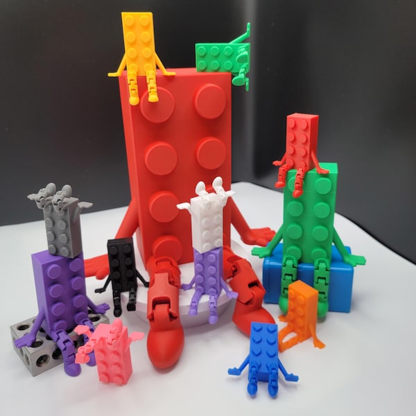 Brick Buddy Articulating Desktop Toy