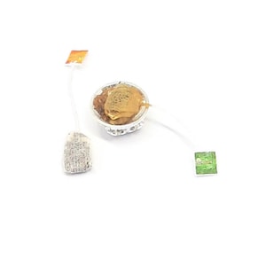 Zilveren Thee-tip (poppenhuisminiatuur)