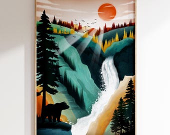 Monument Valley | National Park Poster | Desert Wall Art | Travel