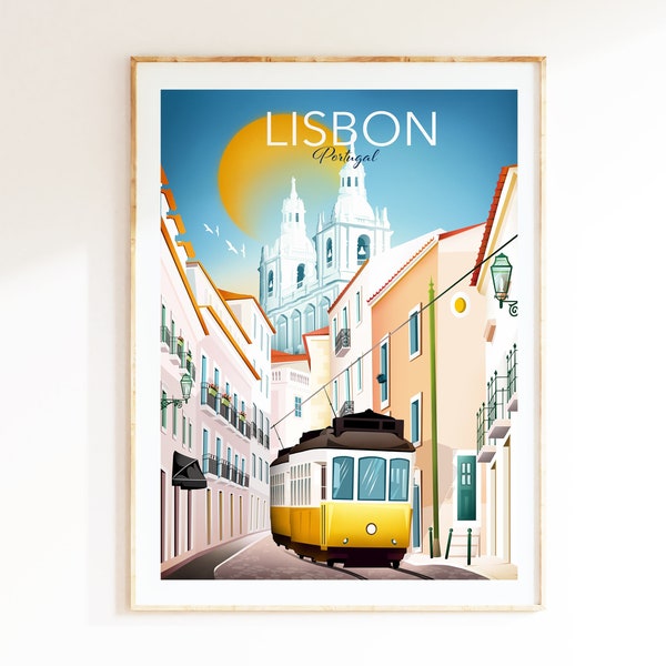 Lisbon Print Etsy