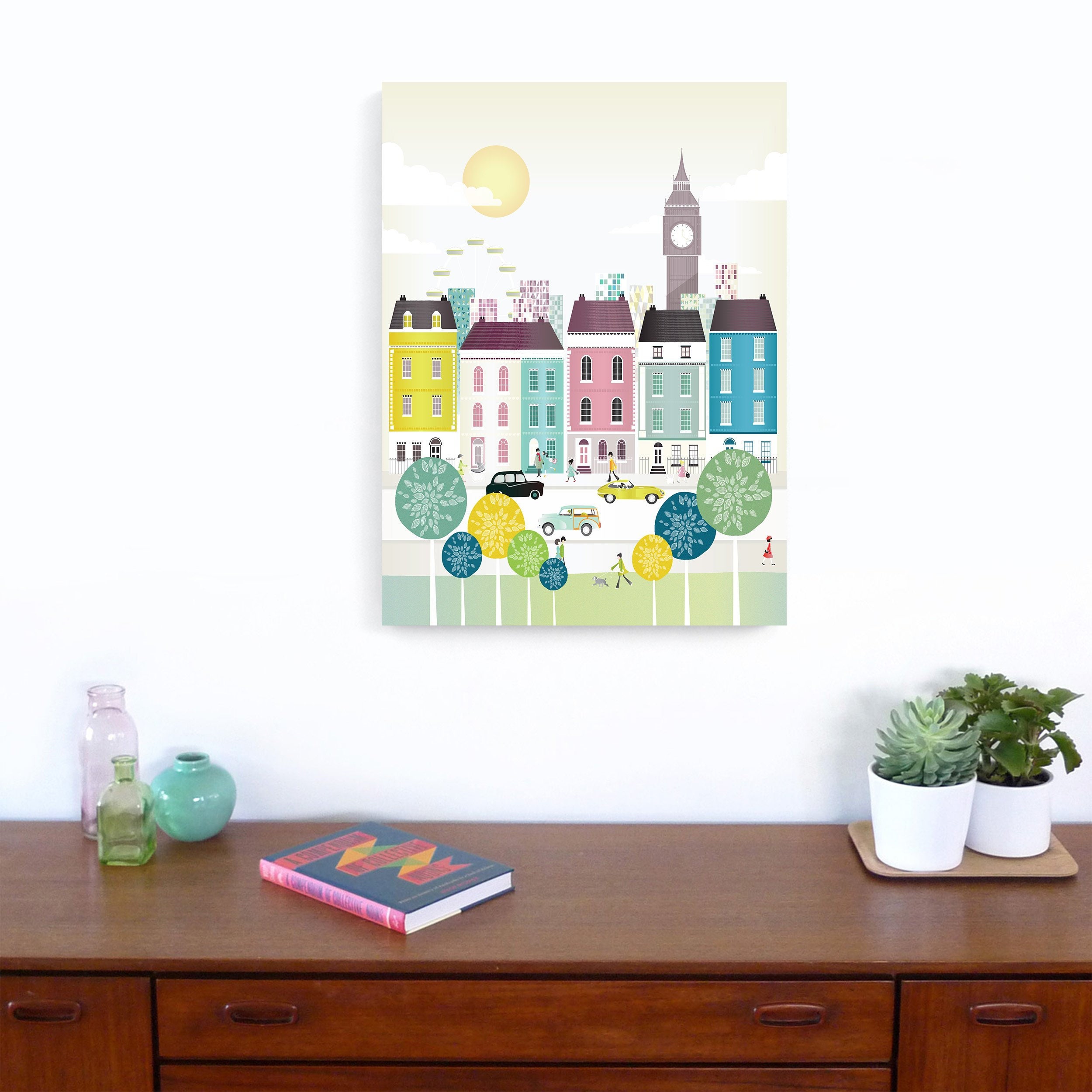 London Canvas Art Print Skyline Wall Canvas Cityscape Etsy