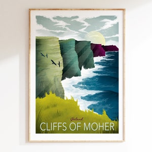 Cliffs Of Moher | Irish Wall Art | Ireland Print | Irish Landscape | Nature Wall Art | Irish Gift