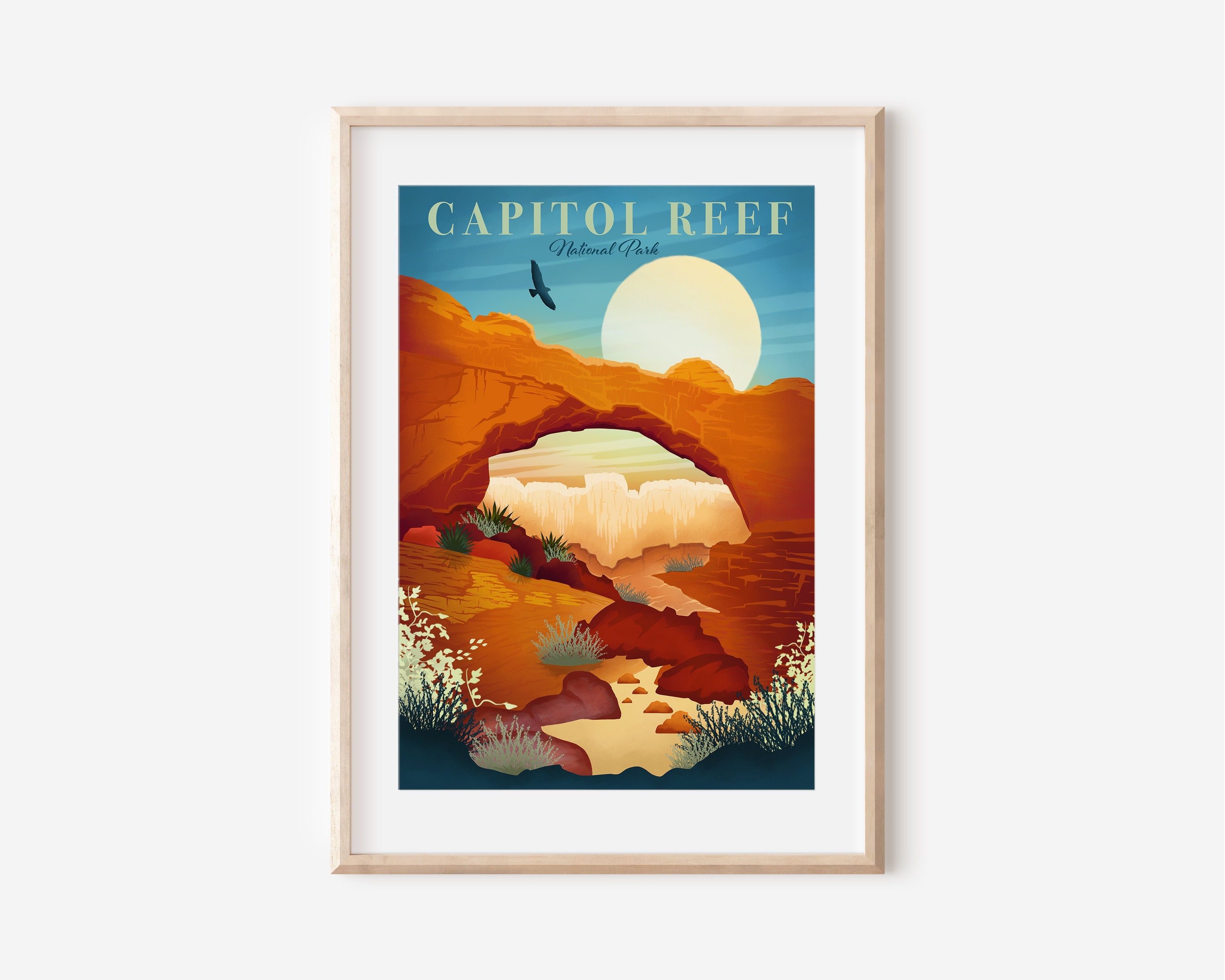 Capitol Reef National Park | Hickman Bridge Arch | National Park