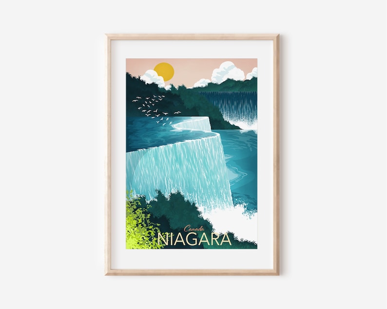 Niagara Falls Ontario Wall Art Poster