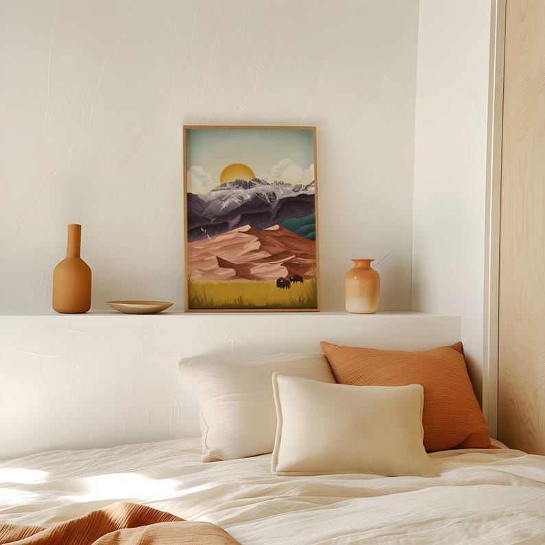 Great Sand Dunes National Park Poster | Colorado Wall Art | Travel ...