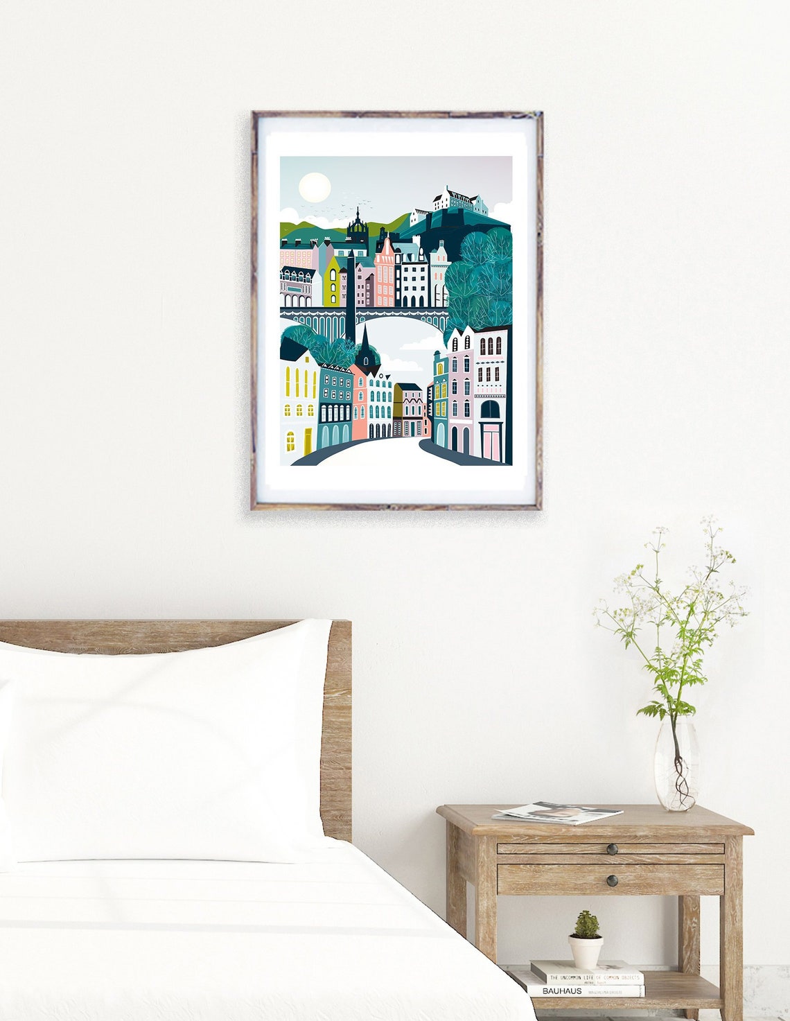 Edinburgh Print Travel Gallery Wall Large Scottish Wall Etsy