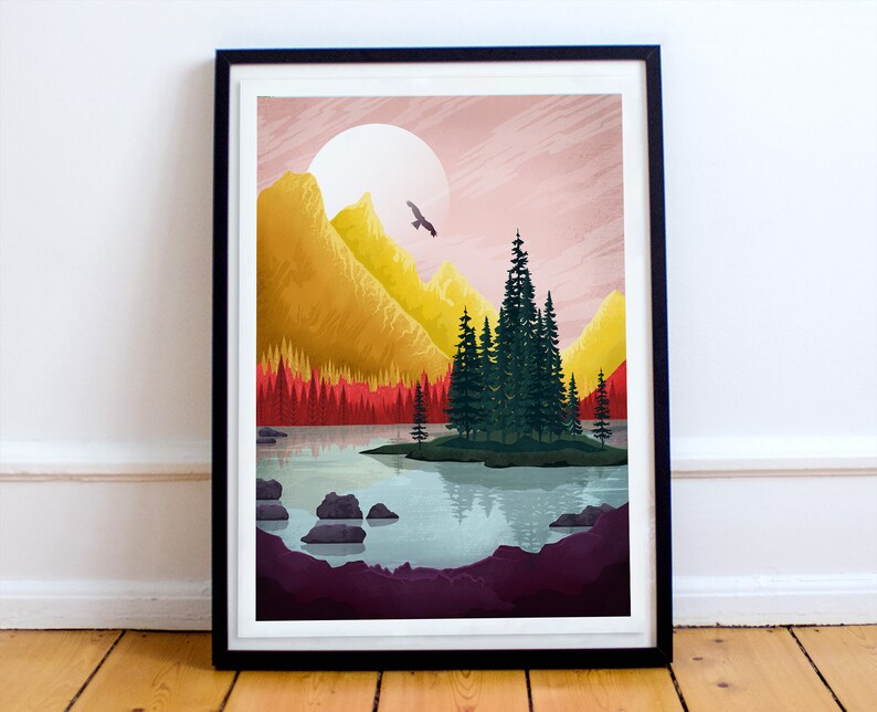 Canada Poster Set Set of 3 Prints Canada Print Canada Etsy