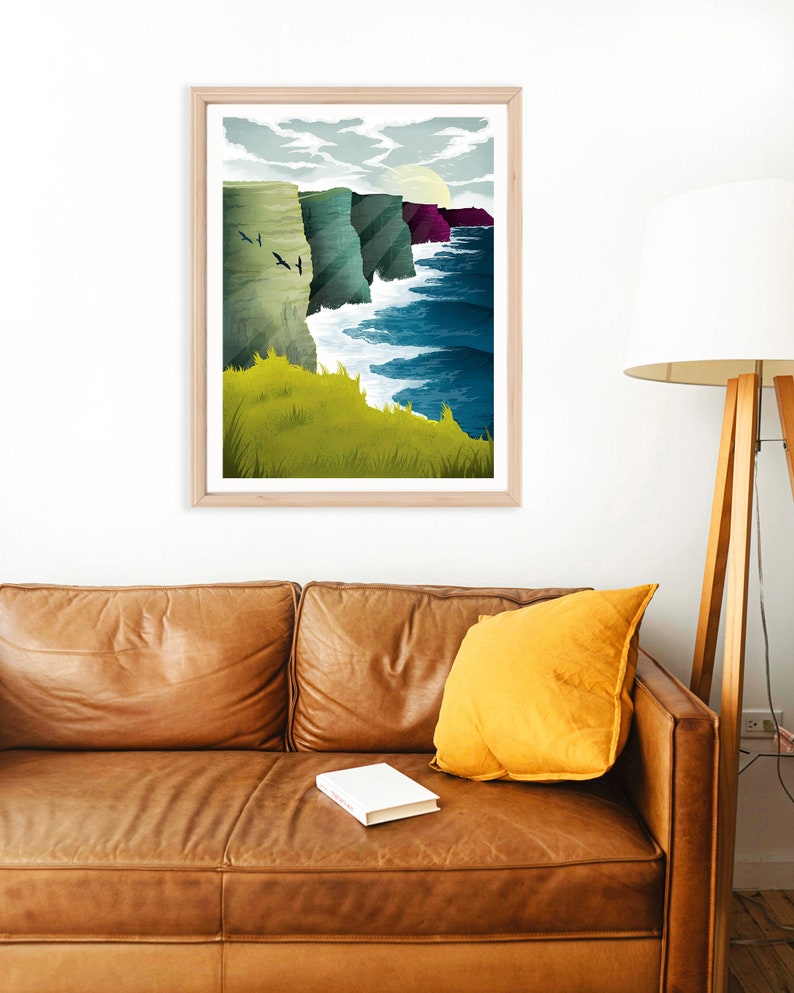 Cliffs of Moher Irish Wall Art Ireland Print Irish Etsy
