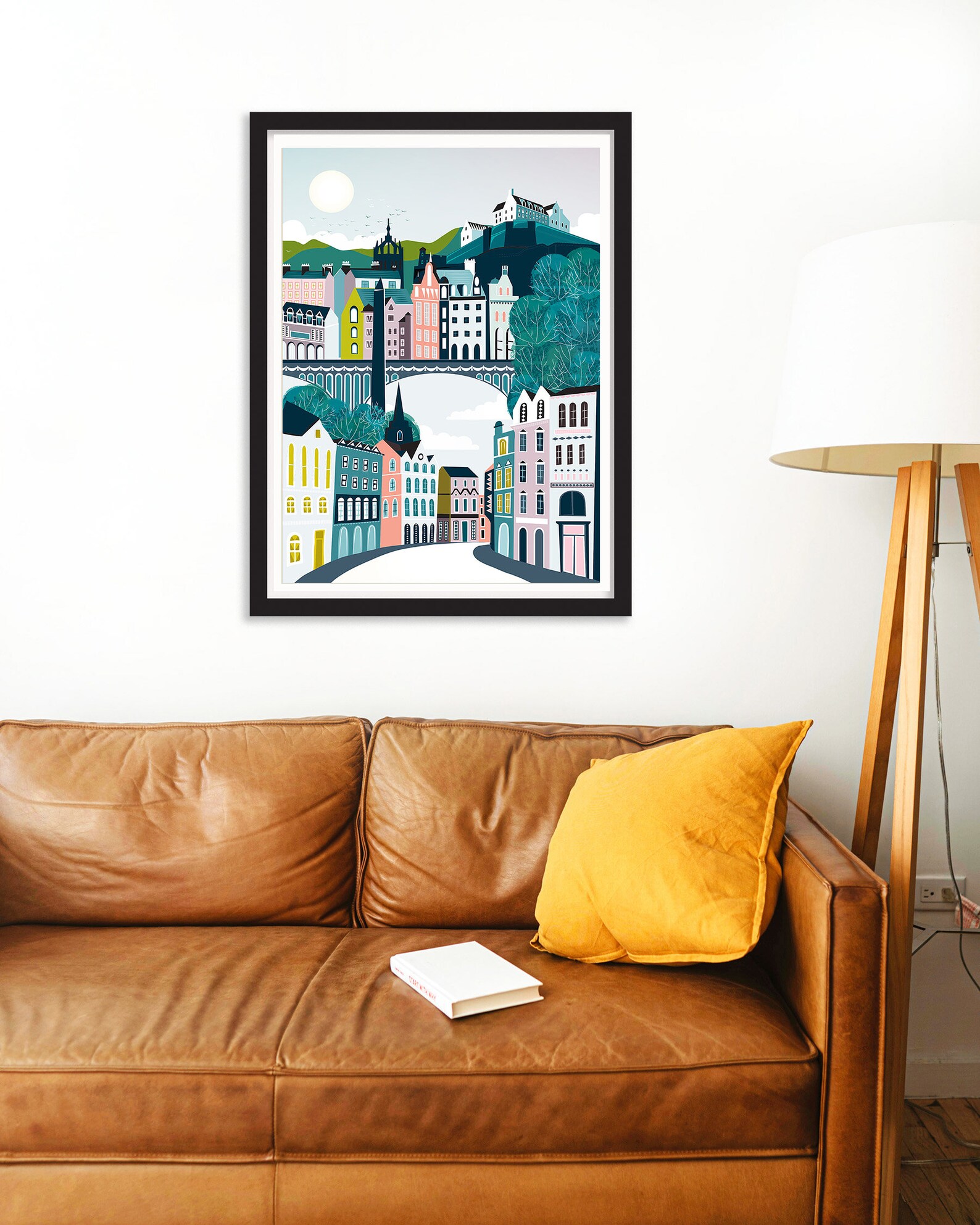 Edinburgh Print Edinburgh Poster City Skyline Art Travel Etsy