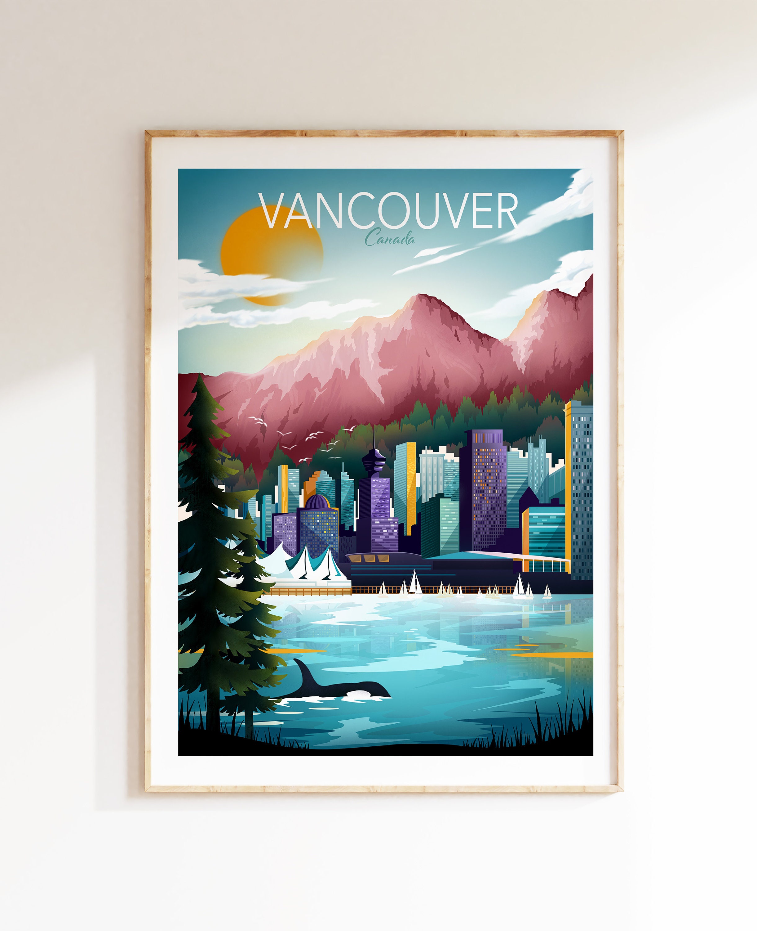 Canada Travel Poster Set Set of 3 Prints Wall Art Prints Etsy Canada