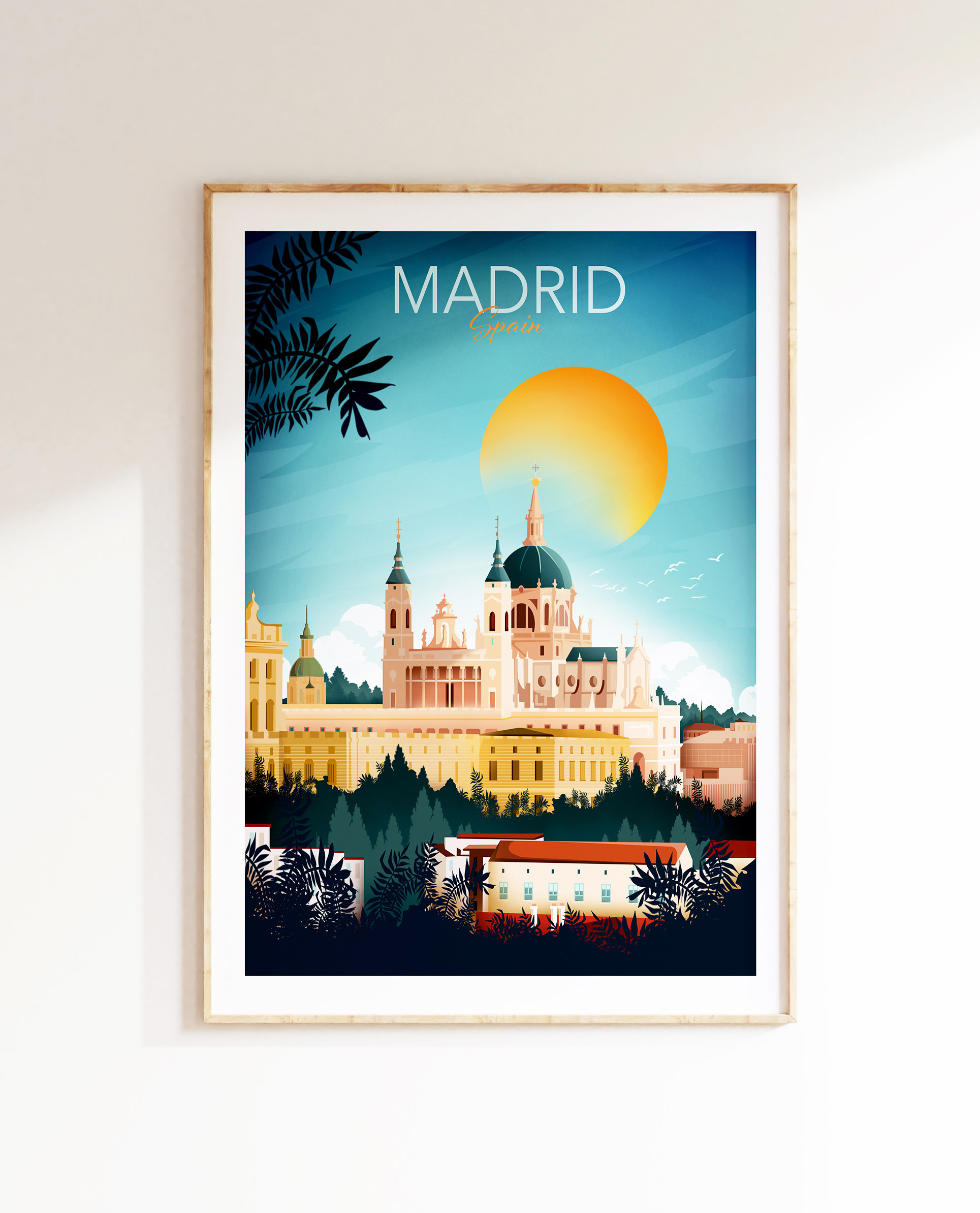 Madrid Print | Spain Poster | Spanish Wall Art | City