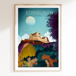 Edinburgh Castle | Edinburgh Print | Scotland Print | Scottish Wall Art