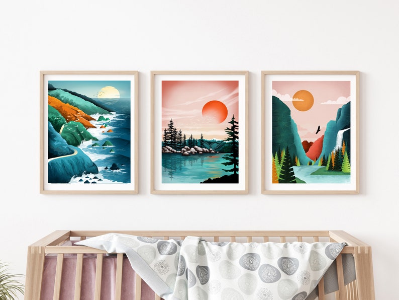 California Wall Art, Travel Posters, California Prints featuring Los Angeles, San Francisco Poster, Yosemite , Joshua Tree and more image 5