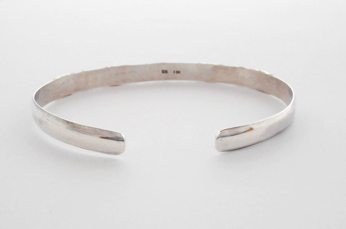 Balinese Bangle Sterling Silver Gold Bracelet / Silver 925 / Etsy