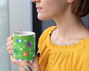 Amafuku woestijn regen kikker mok geluk mok fortuin mok cadeau mok Kaeru Japanse kunst Japanse kikker mok koffiemok 11oz koffiemok 15oz