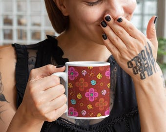 Amafuku woestijn regen kikker mok geluk mok fortuin mok cadeau mok Kaeru Japanse kunst Japanse kikker mok koffiemok 11oz koffiemok 15oz