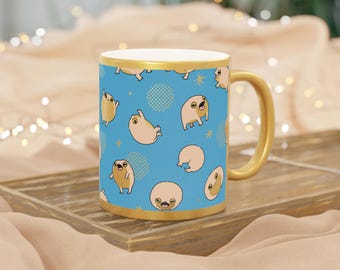 Amafuku woestijnregenkikker mok geluk mok fortuin mok cadeau mok Kaeru Japanse kunst Japanse kikker mok koffiemok 11oz metalen koffiemok