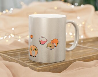 Amafuku woestijnregenkikker mok geluk mok fortuin mok cadeau mok Kaeru Japanse kunst Japanse kikker mok koffiemok 11oz metalen koffiemok