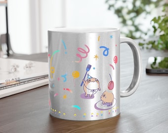 Amafuku woestijnregenkikker mok geluk mok fortuin mok cadeau mok Kaeru Japanse kunst Japanse kikker mok koffiemok 11oz metalen koffiemok