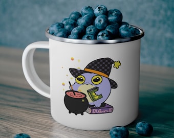 Amafuku woestijnregenkikker mok geluk mok fortuin mok cadeau mok Kaeru Japanse kunst Japanse kikker mok koffiemok 12oz emaille koffiemok